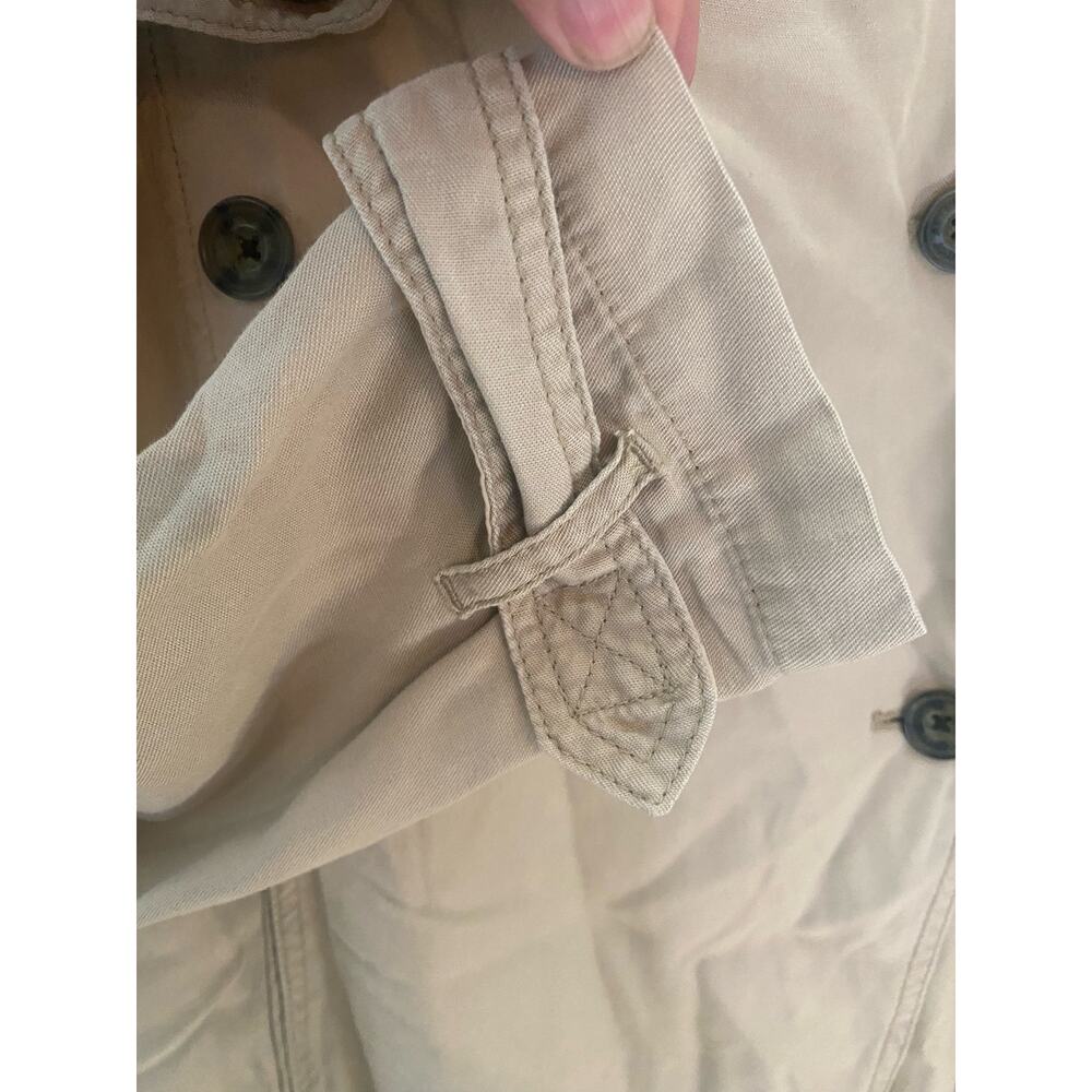 Abercrombie and Fitch Lucy Trench Coat Khaki w small - Picture 5 of 10